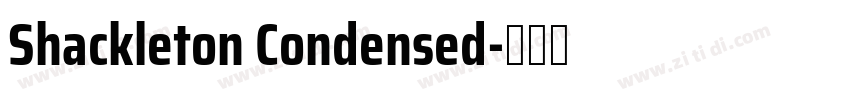 Shackleton Condensed字体转换